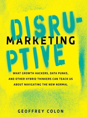 cover image of Disruptive Marketing